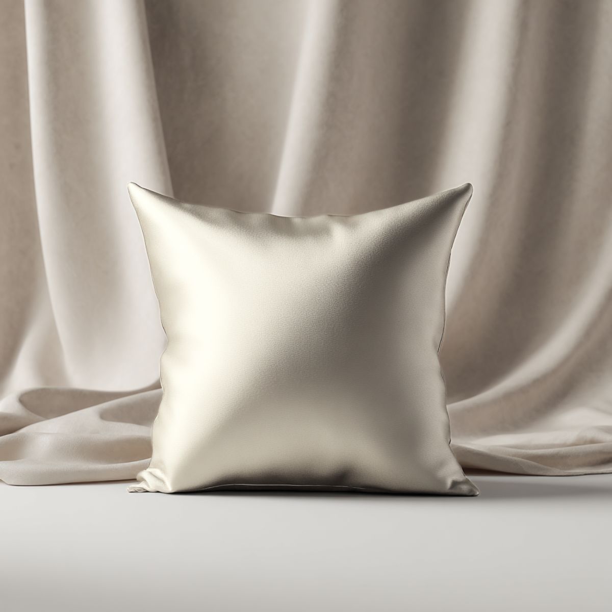 Taie oreiller soie - Couleur blanc